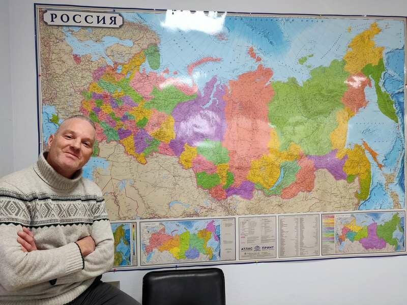 Йерун в своем офисе в Подольске. Фотографии Wabke Waaijer