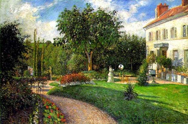 Garden of Les Mathurins. 1876. Писсарро, Камиль