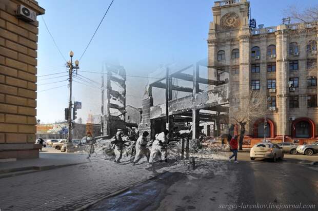 23.Сталинград 1943-Волгоград 2013. Бой у здания гостиницы