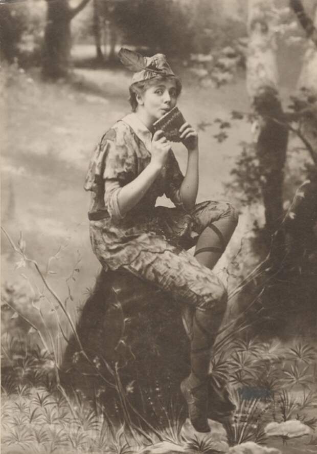 Американская актриса Мод Адамс в образе Питера Пэна, 1905 год. | Фото: en.wikipedia.org.