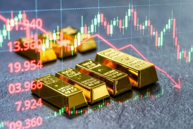 Цены на золото падают 6 апреля из-за конфликта вокруг Ирана и данных из США