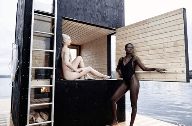 Плавучая сауна Wa_sauna.