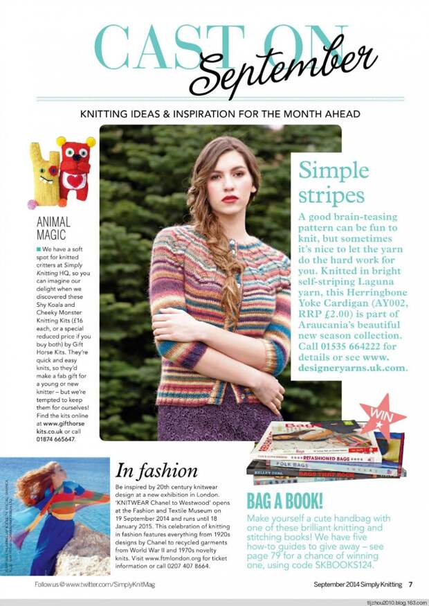 Simply Knitting №124 2014 - 紫苏 - 紫苏的博客 Simply Knitting №124 2014 - 紫苏 - 紫苏的博客