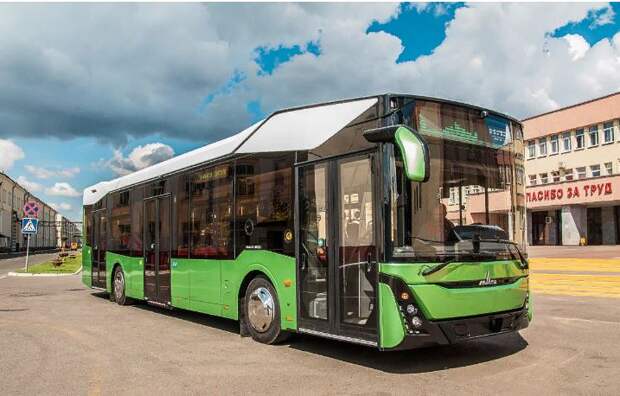 МАЗ показал городской автобус третьего поколения с кондиционером и зарядками USB