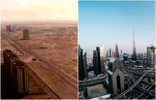 Уникальный случай стремительной урбанизации. /Фото: hmundubai.org, mapme.club