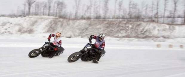 Harley-Davidson на льду - Фото 1