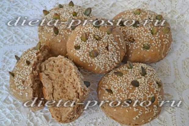 рецепт булочек их ржаной муки