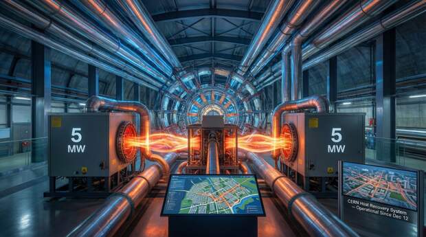 Ускоритель частиц отапливает дома и офисы