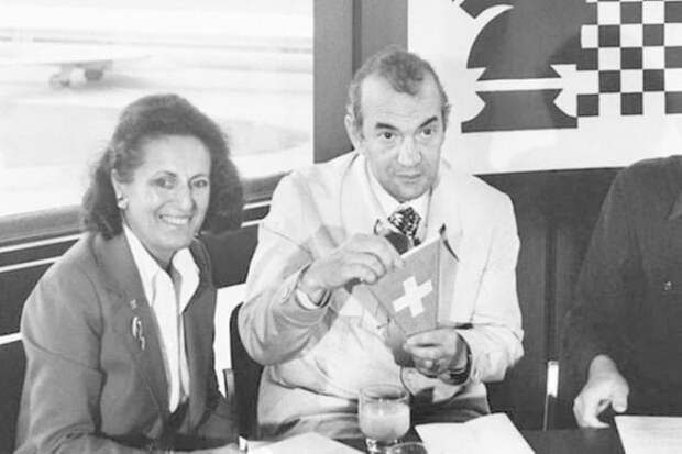 Виктор Корчной с женой Петрой в 1978 г. | Фото: dobrocom.info