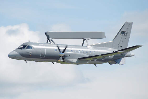 TWZ: на территории Украины заметили самолет ДРЛОиУ Saab 340 AEW&C