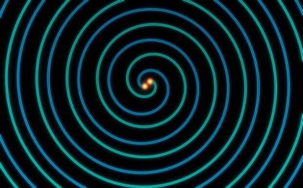 Изображение гравитационной волны