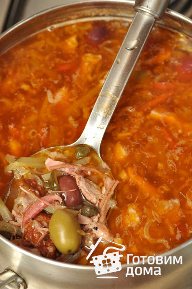 Солянка сборная мясная фото к рецепту 13