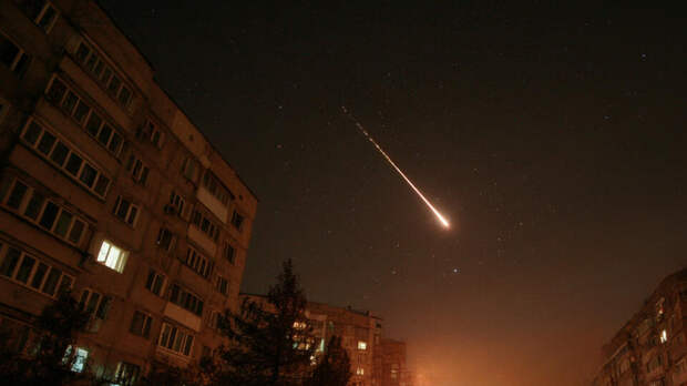 Метеорит разрушился около побережья Черного моря