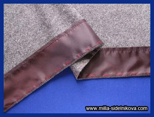 Фальшивая подгибка изделия МК (diy)