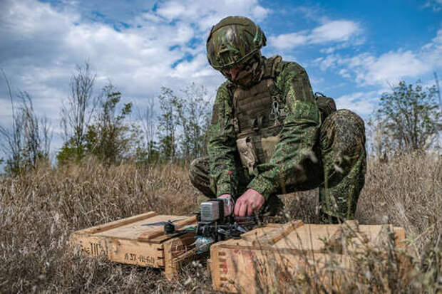 РИА Новости: ВС РФ использовали антидроновые накидки при освобождении Ольговского