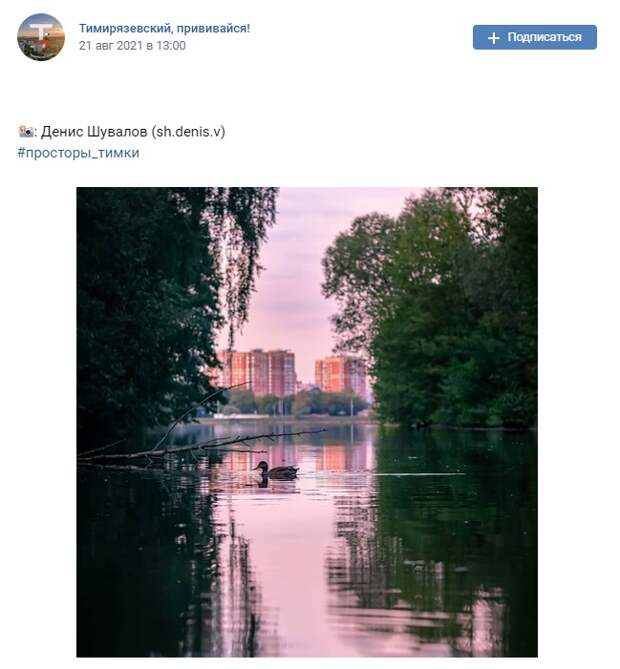 Фото дня: красочный Большой садовый пруд