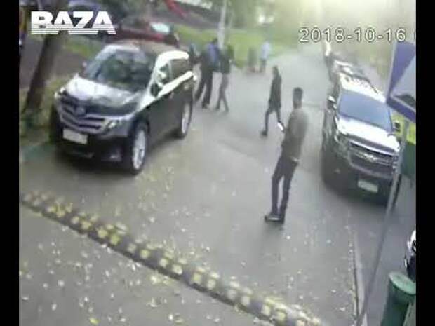 В соцсети появилось видео нападения на членов семьи Юрия Дудя