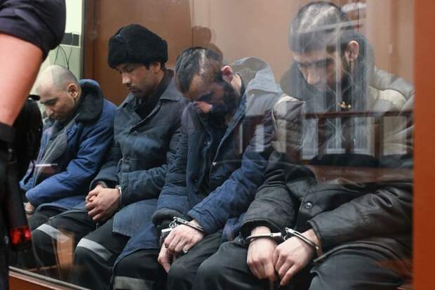 Исполнители теракта в концертном зале «Крокус Сити Холл» в зале суда