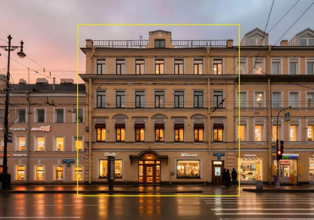 У станции метро "Московские ворота" продают коммерческое здание за 200 млн