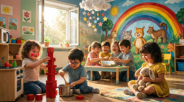 РИА: В России хотят продлить работу детсадов до 20:00