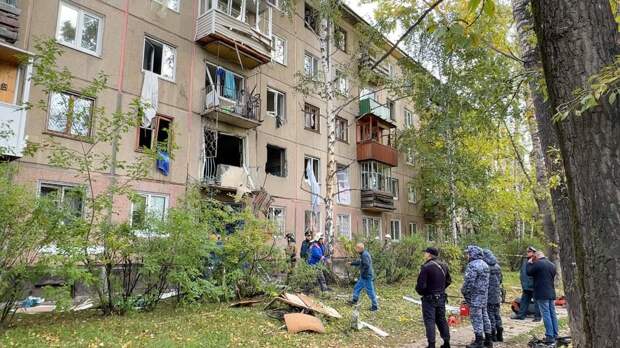 Взрыв бытового газа в Ангарске