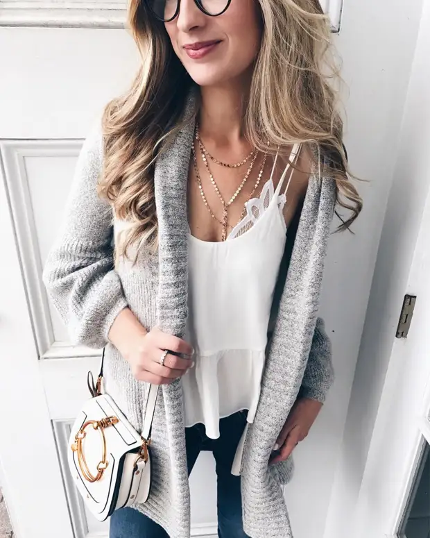 Кардиганы осень 2019 фото 7