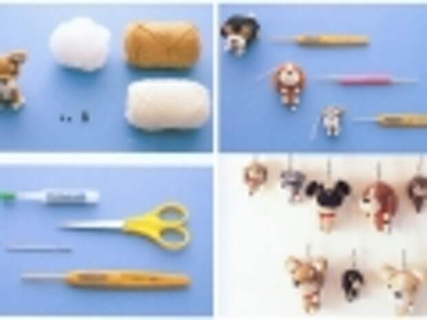 Вязаная собачка крючком Вязаная собачка крючком