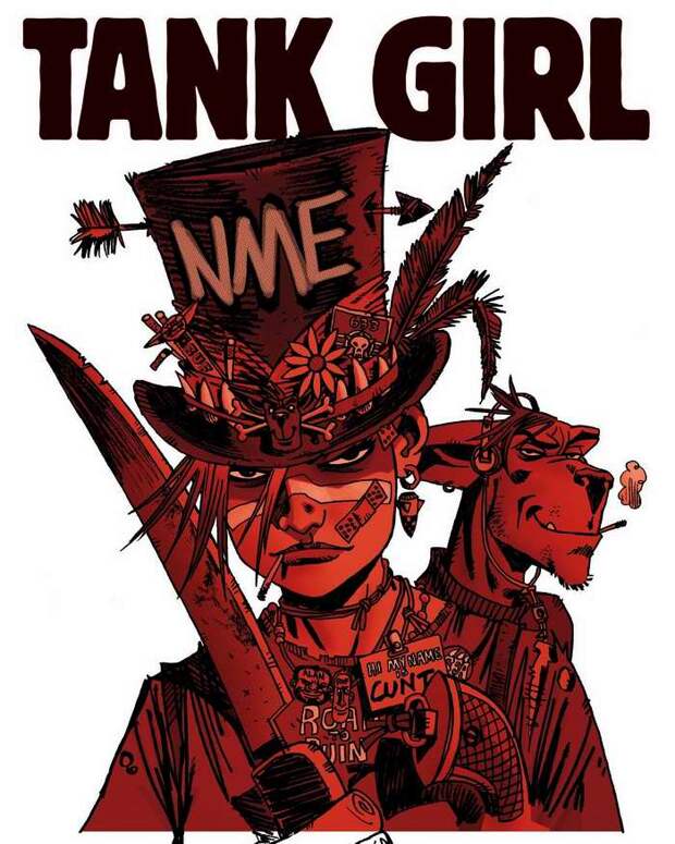 Tank girl - с тесаком и револьвером