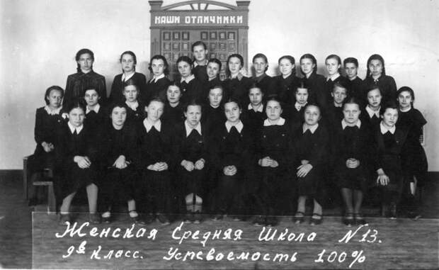 Мужские школы не могли похвастаться 100% успеваемостью.