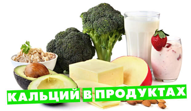 Кальций в продуктах Кальций в продуктах