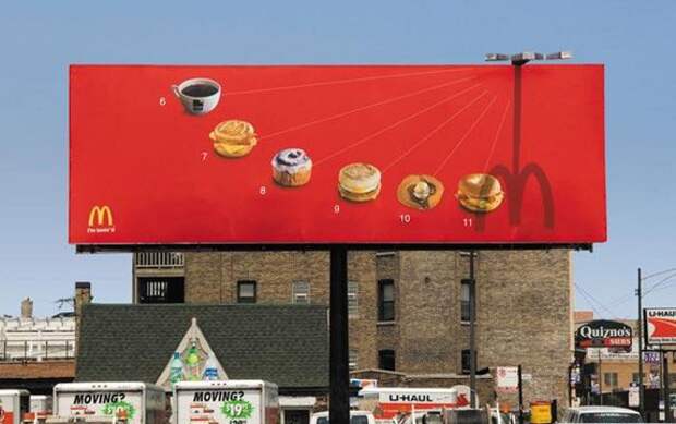 8 фото креативных реклам McDonald’s, которые хочется показать друзьям