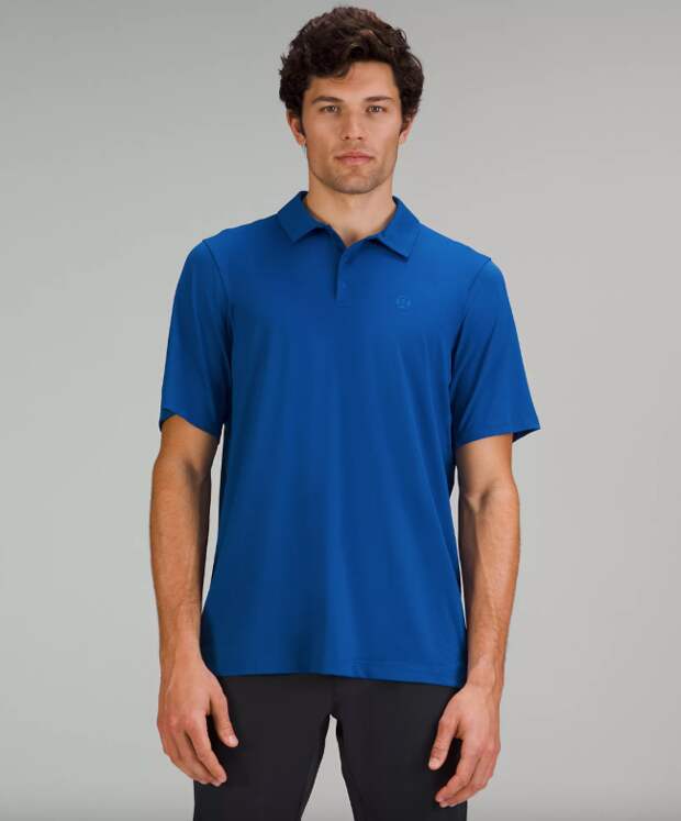 lululemon Logo Sport Polo in Symphony Blue