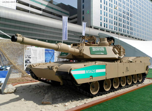 Abrams M1A2S - главный танк Вооружённых сил Саудовской Аравии.