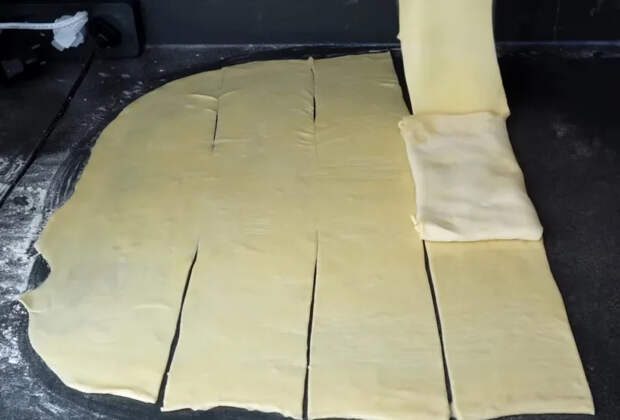 Домашняя самса с сочной курицей: показываю хитрый способ заготовки теста — «слой на слой»