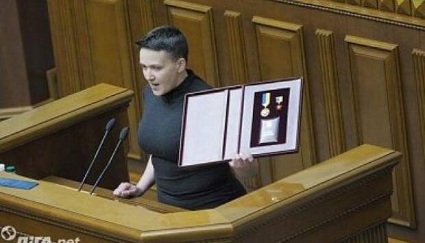 Передумала: Cавченко в Раде не отдала звезду героя Украины | Продолжение проекта «Русская Весна»