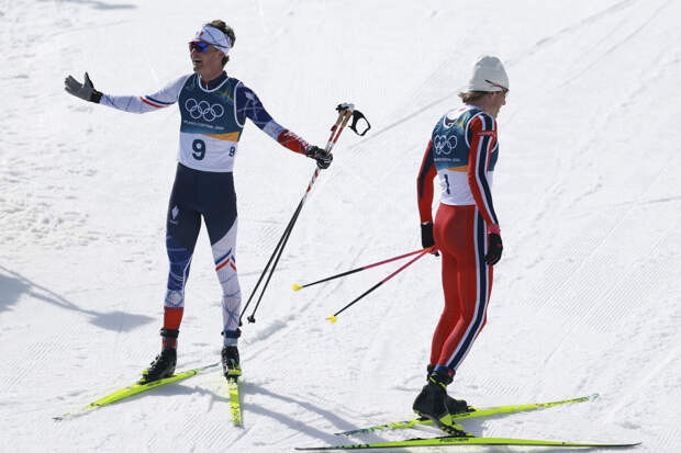 Коростелев остался четвертым в олимпийском скиатлоне, француза не наказали