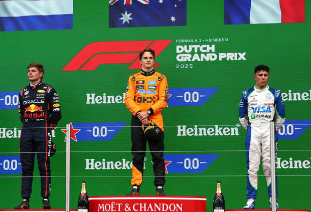 Оскар Пиастри выиграл Гран При Нидерландов, Норрис сошёл с дистанции