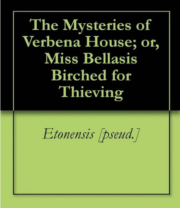 Обложка романа *The Mysteries of Verbena House*, 1881