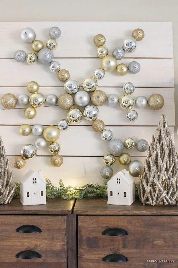 Новогодний декор из снежинок: 8 идей, которые вас очаруют