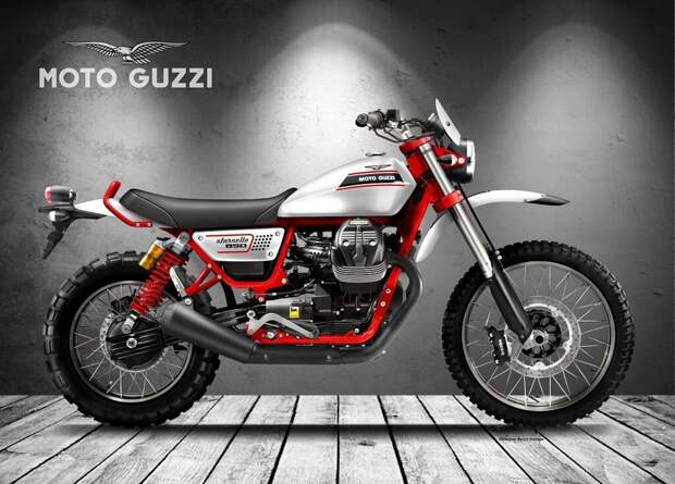 Обэрден Бецци: концепт Moto Guzzi Stornello 850