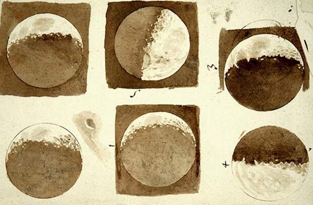 Первые точные изображения Луны.