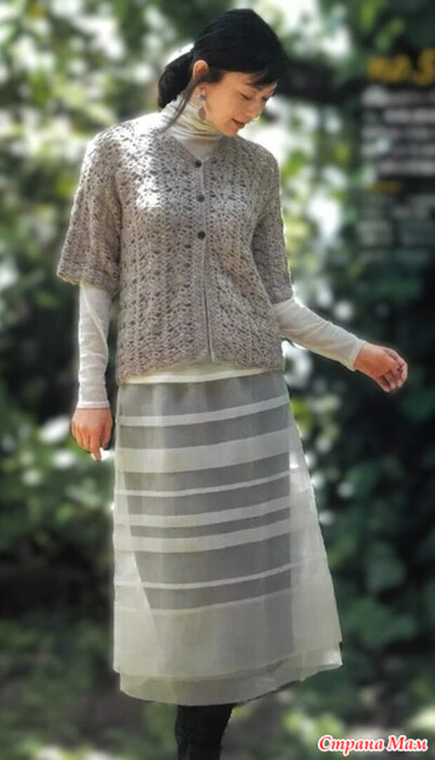 Вязание-крючок-Жилеты и кардиганы