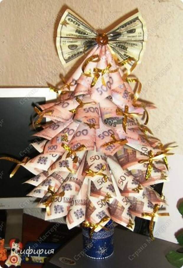 b84b772d492b Денежная елка. Мастер класс и видео