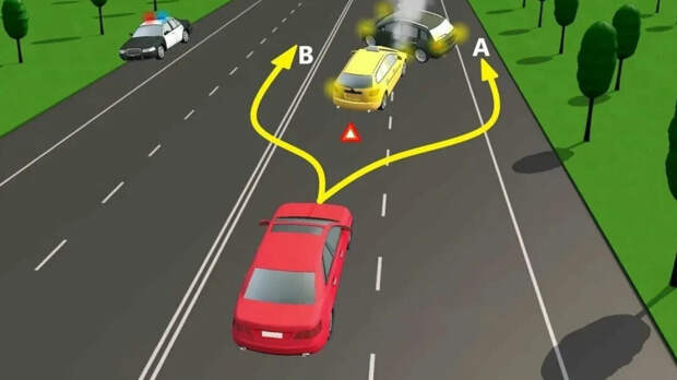 Объезд препятствия