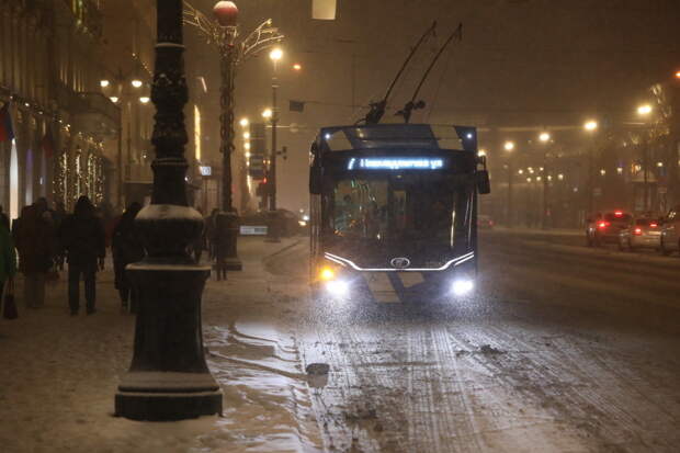 В Петербурге на Пражской улице меняется объездная трасса троллейбуса номер 36