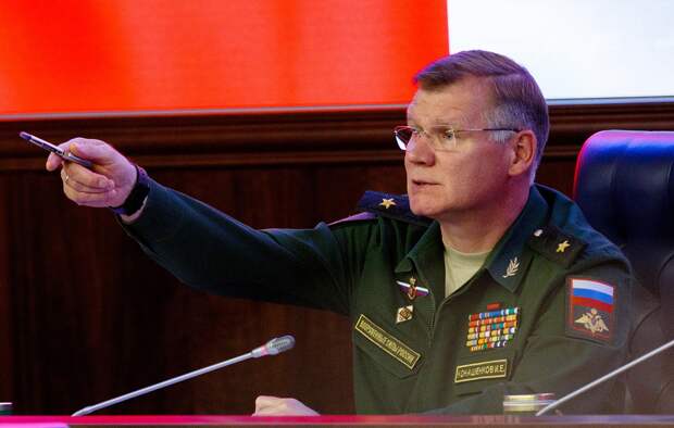 Генерал Конашенков, официальный представитель Министерства обороны Российской Федерации. Источник изображения: https://vk.com/denis_siniy