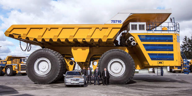 Фото №1 - БелАЗ-75710 — наш самый большой в мире грузовик