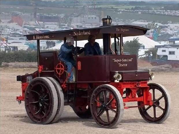 авто, паровой двигатель