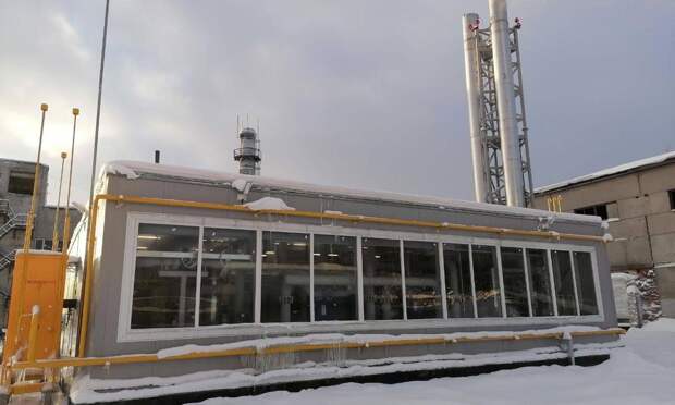 В Зеленом Бору заработала новая газовая котельная