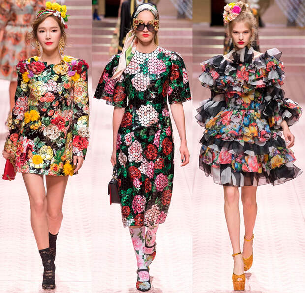 Dolce & Gabbana весна-лето 2019 - ярко, роскошно и очень женственно